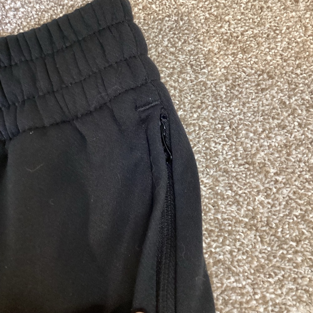 Adidas Mens Black Ankle Zip Sweatpants Joggers Sz XL - Picture 3 of 10